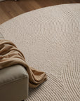 Hanse Home Eleni Rund Ullmatta, Vit