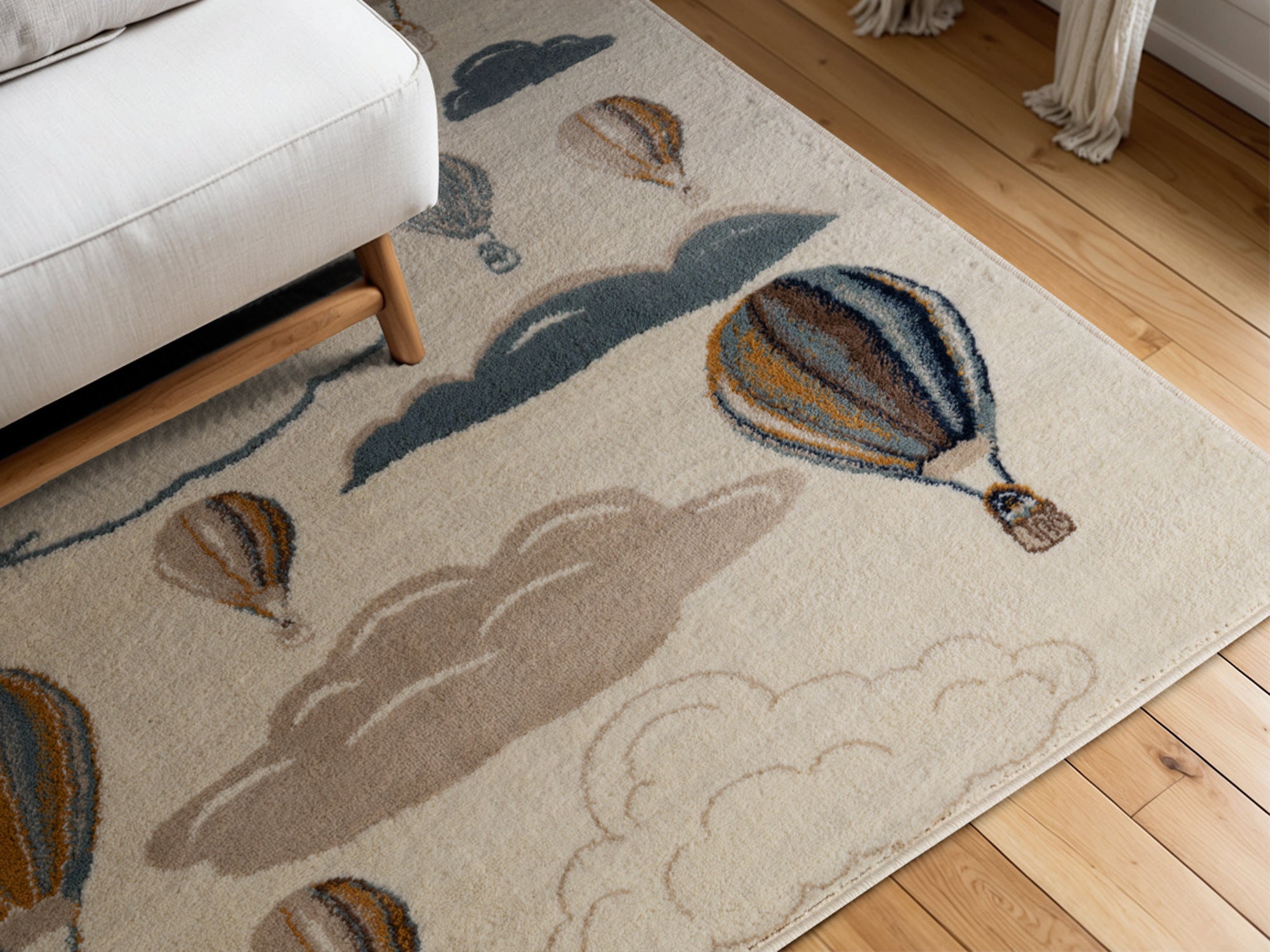 Hanse Home Luftballong Matta, Beige