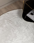 Venture Home Blanca Rund Matta, 200cm, Vit