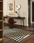 Hanse Home Donna Ullmatta, Svart/Vit