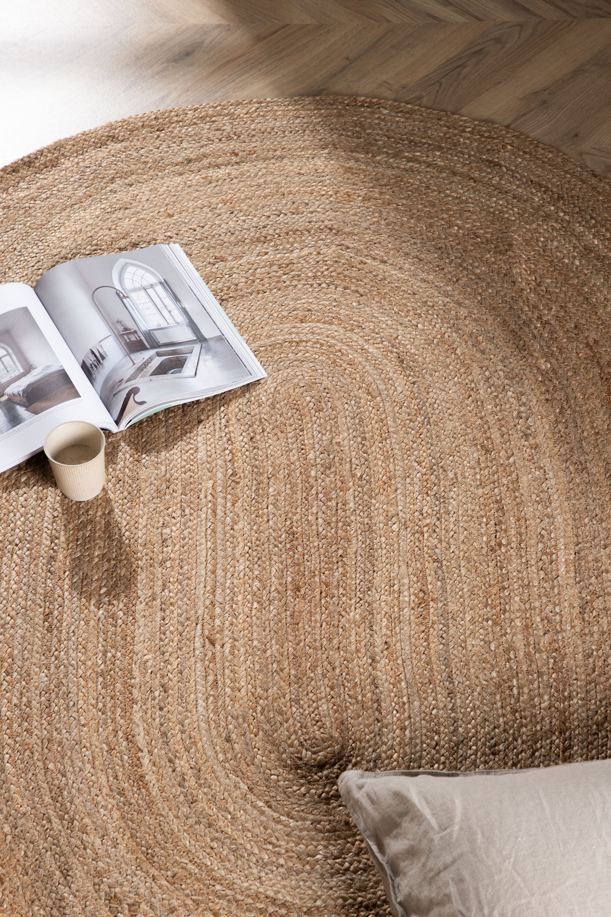 Venture Home Oliver Matta, Jute, Oval 200x300cm, Natur