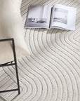 Venture Home Vince Matta, Oval 240x340cm, Vit