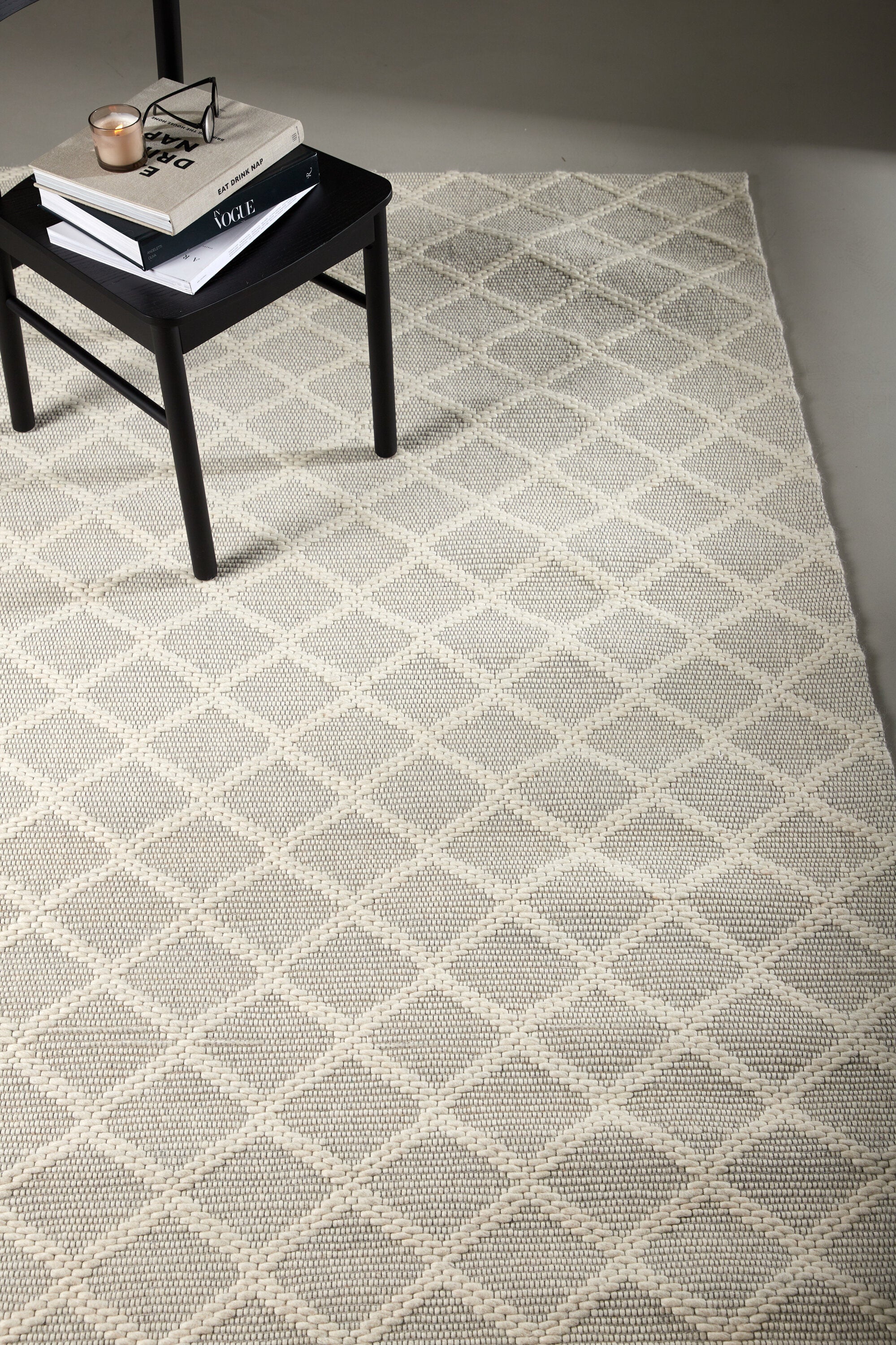 Venture Home Cloudy Ullmatta, 160x230cm, Offwhite