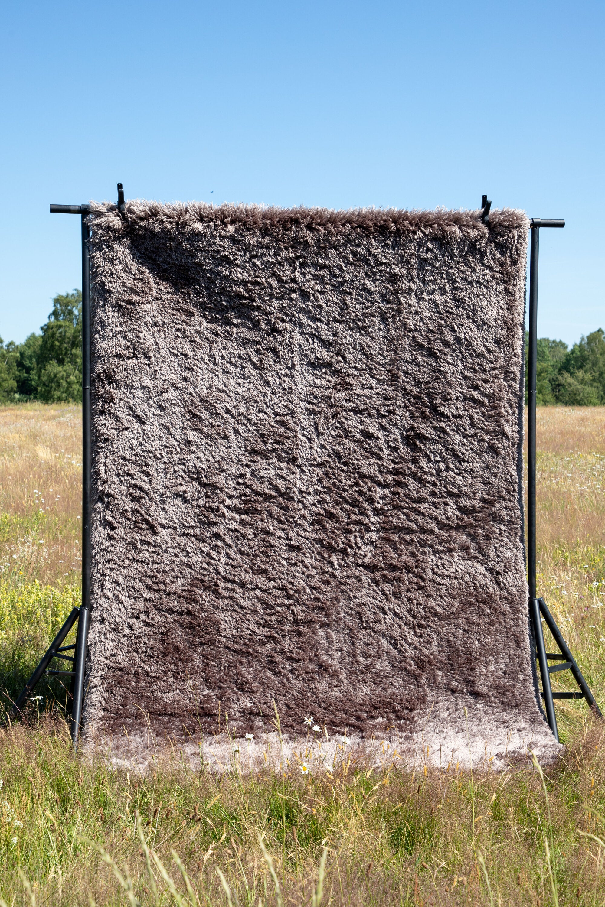Venture Home Grace Ryamatta, 200x300cm, Choklad