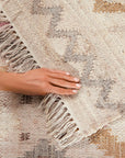 Elle Decoration Kelim Orientalisk Matta, Jute, 80x200cm, Flerfärgad/Vit