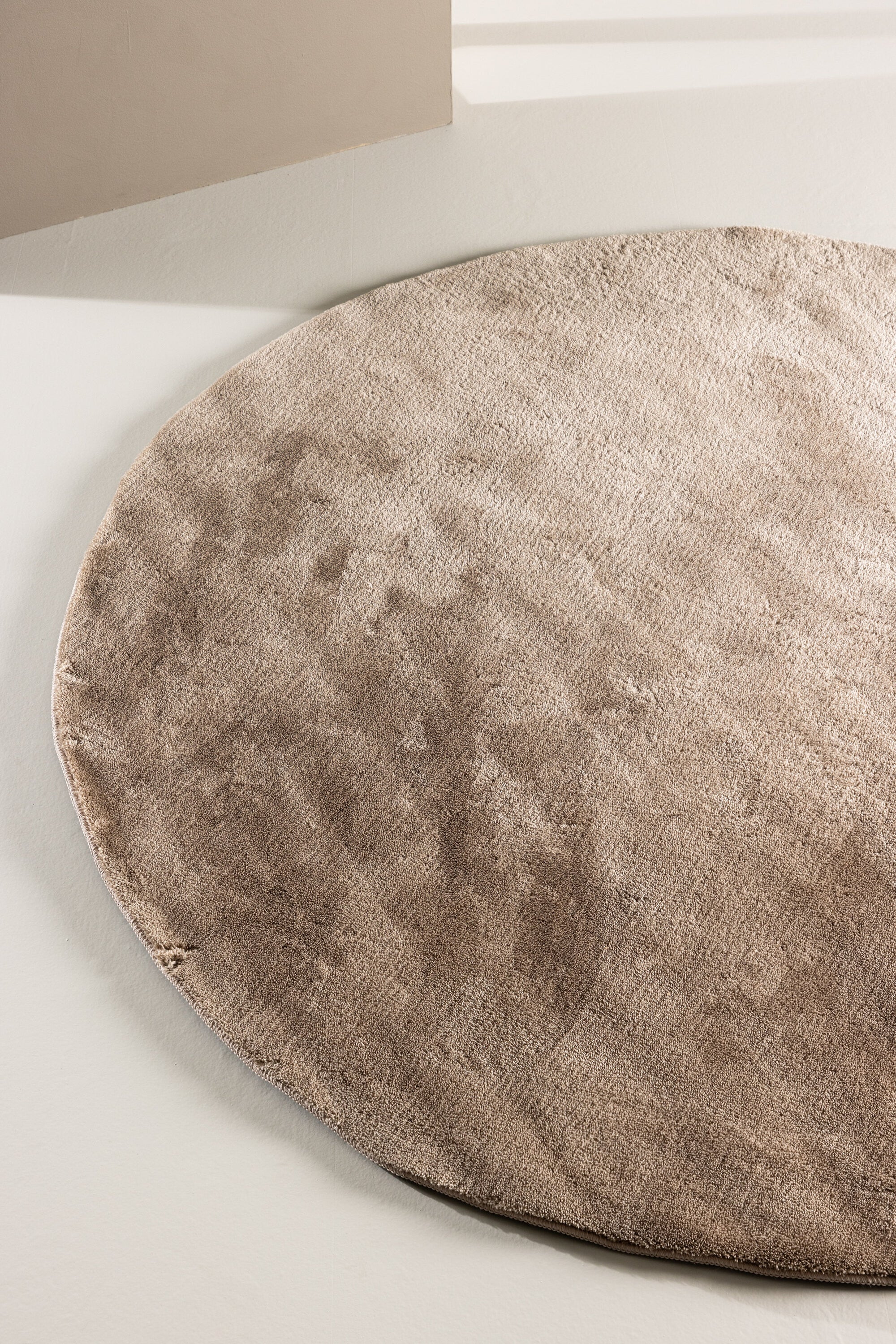 Venture Home Blanca Rund Matta, 200cm, Beige