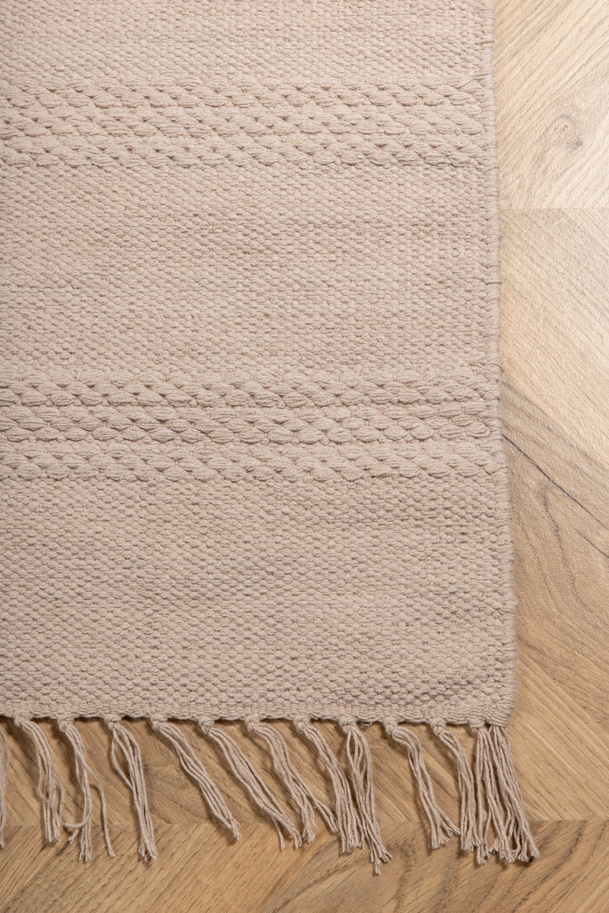 Venture Home Nico Matta, Bomull, 200x300cm, Beige