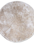 Elle Decoration Calida Rund Ryamatta, Syntet, Benvit
