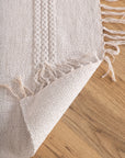Venture Home Nico Matta, Bomull, 80x250cm, Offwhite