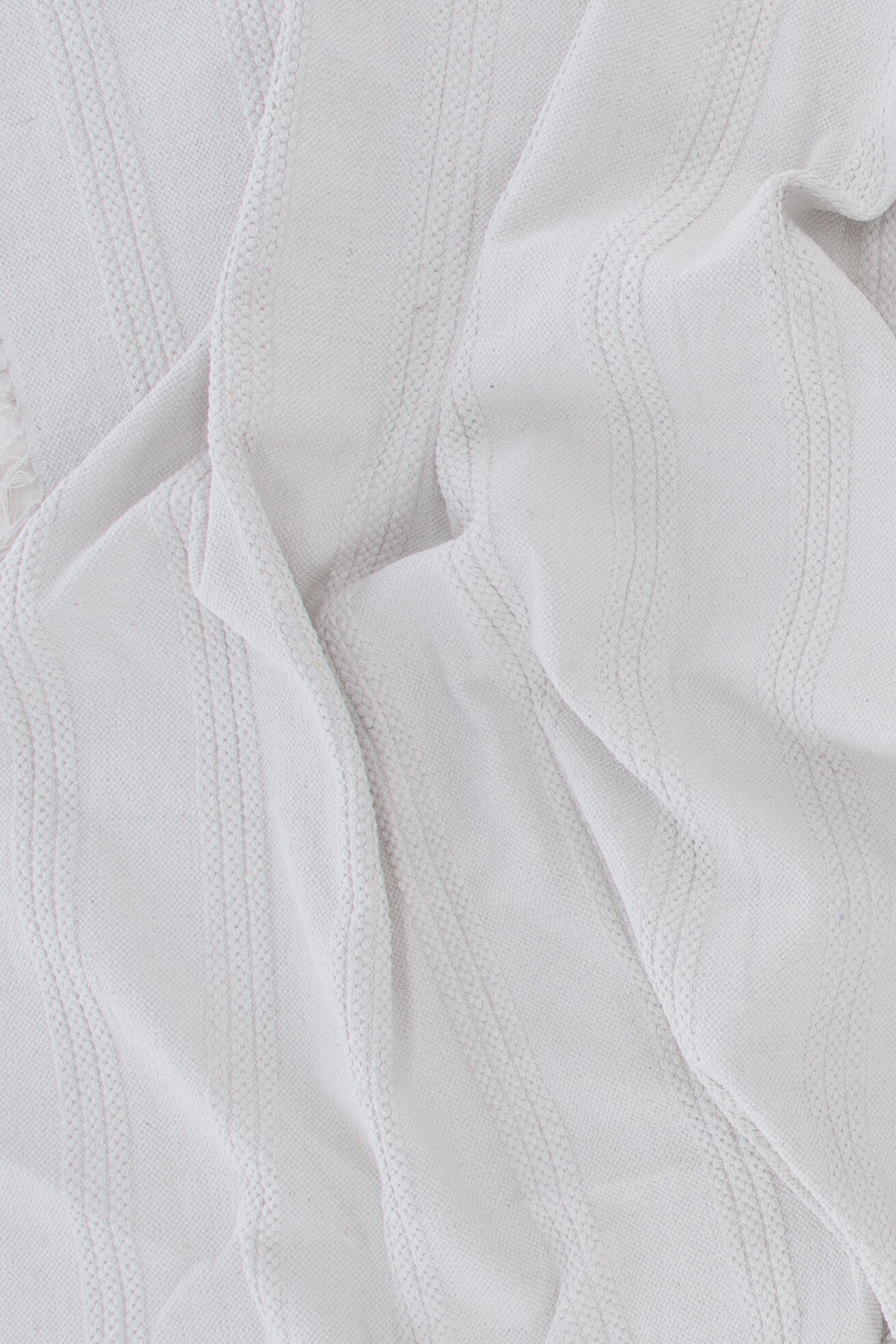Venture Home Nico Matta, Bomull, 160x230cm, Offwhite