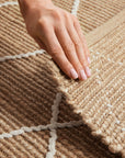 Hanse Home Kunu Jutematta, 80x200cm, Guld/Vit