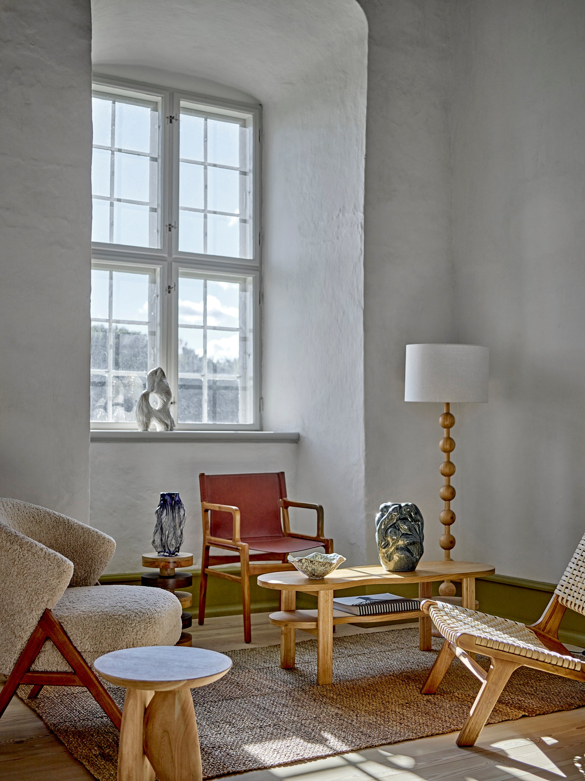 Bloomingville Enzov Matta, Sjögräs, 150x245cm, Beige/Brun