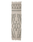 Creative Collection Delara Matta, Ull, 60x240cm, Beige/Grön