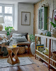 Creative Collection Delara Matta, Ull, 60x240cm, Beige/Grön