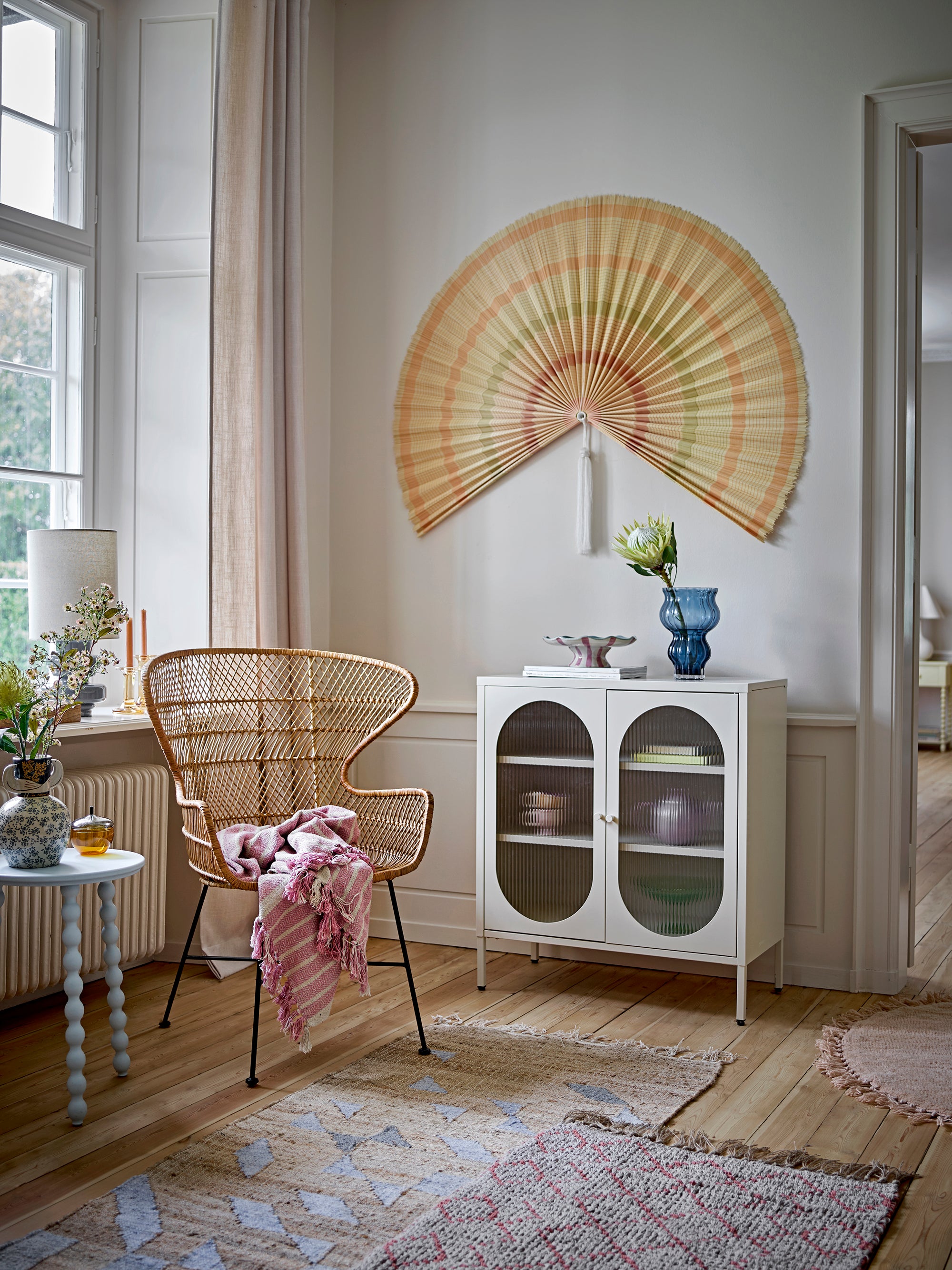 Bloomingville Abriella Matta, Jute, 70x200cm, Beige/Orange
