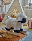 Bloomingville MINI Leroy matta, Bomull, 130cm, Blå