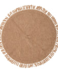 Bloomingville Lenea Matta, Ull, 110cm, Brun