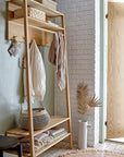 Bloomingville Lenea Matta, Ull, 110cm, Brun