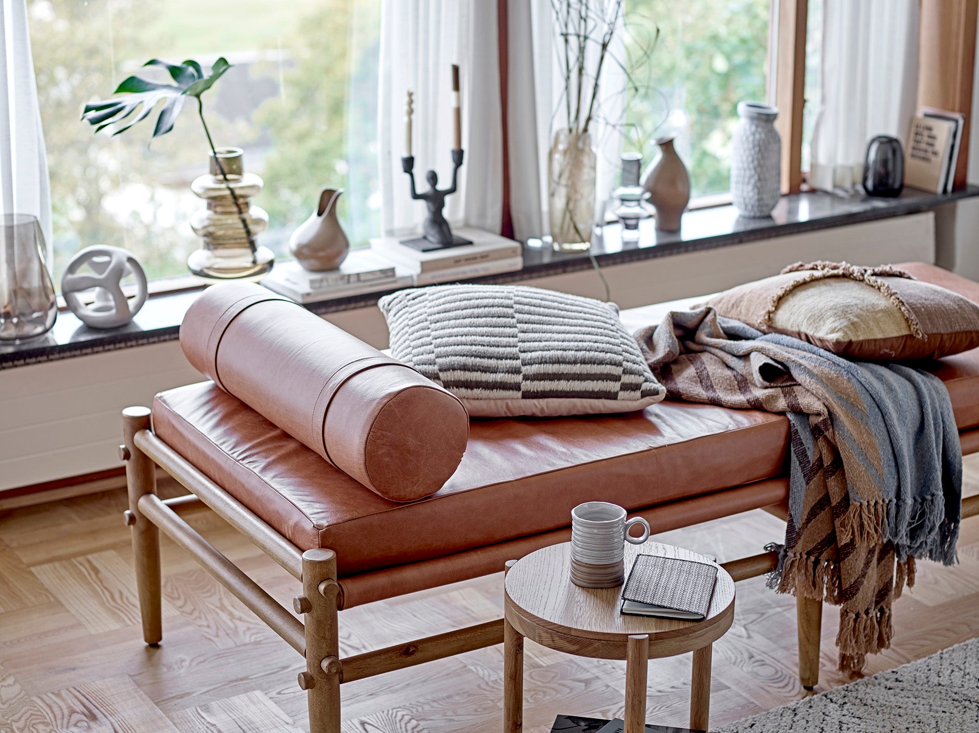 Bloomingville Saxo Matta, Bomull, 150x210cm, Beige