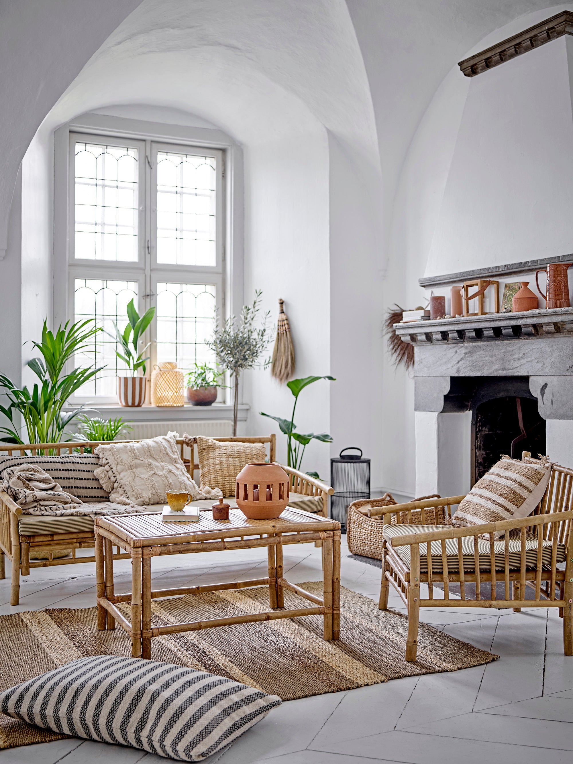 Bloomingville Felex Matta, Sjögräs, 180x260cm, Brun