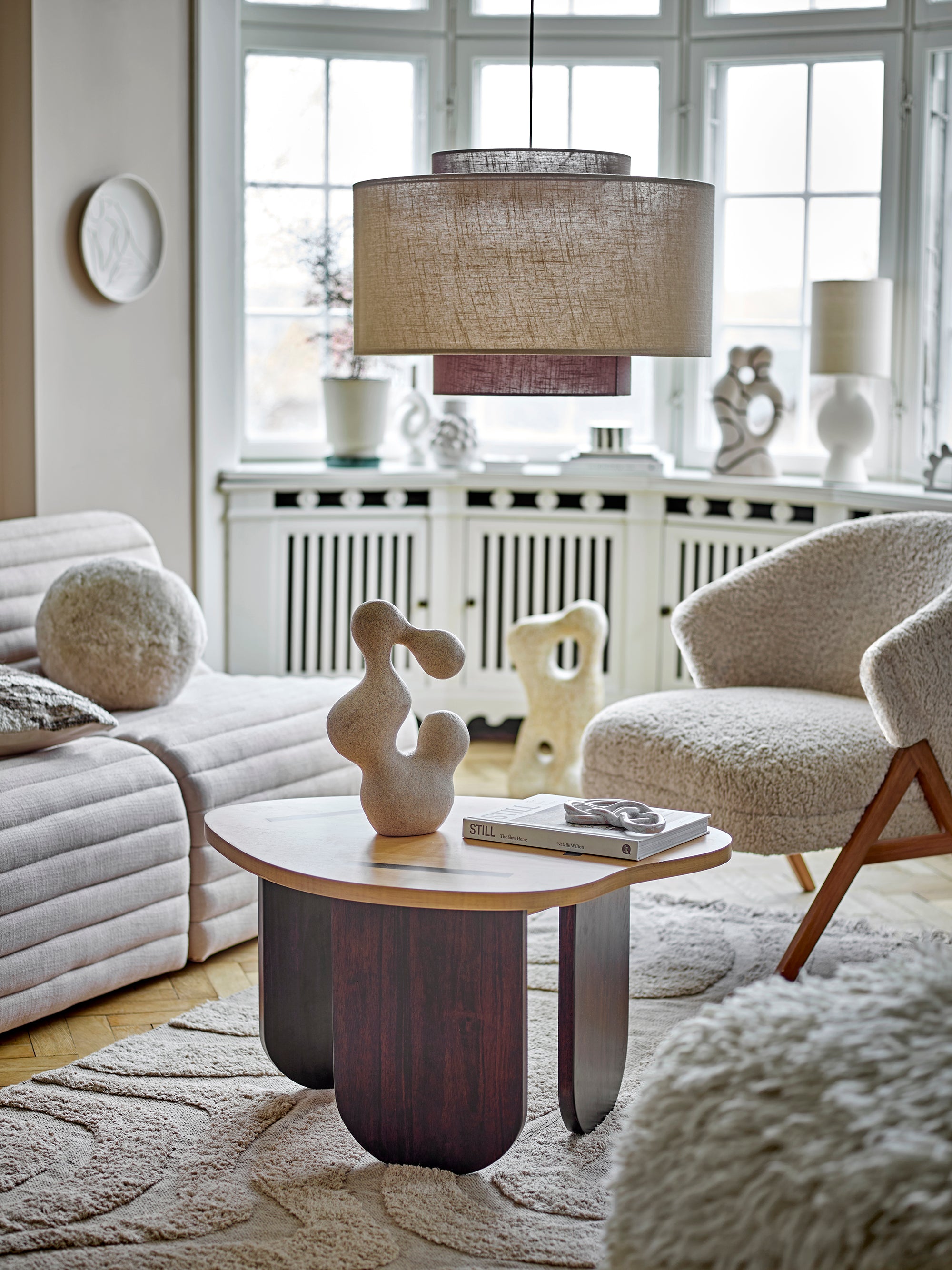 Bloomingville Elaine Matta, Bomull, 150x210cm, Beige