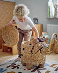 Bloomingville MINI Memmo matta, Bomull, 110x110cm, Vit