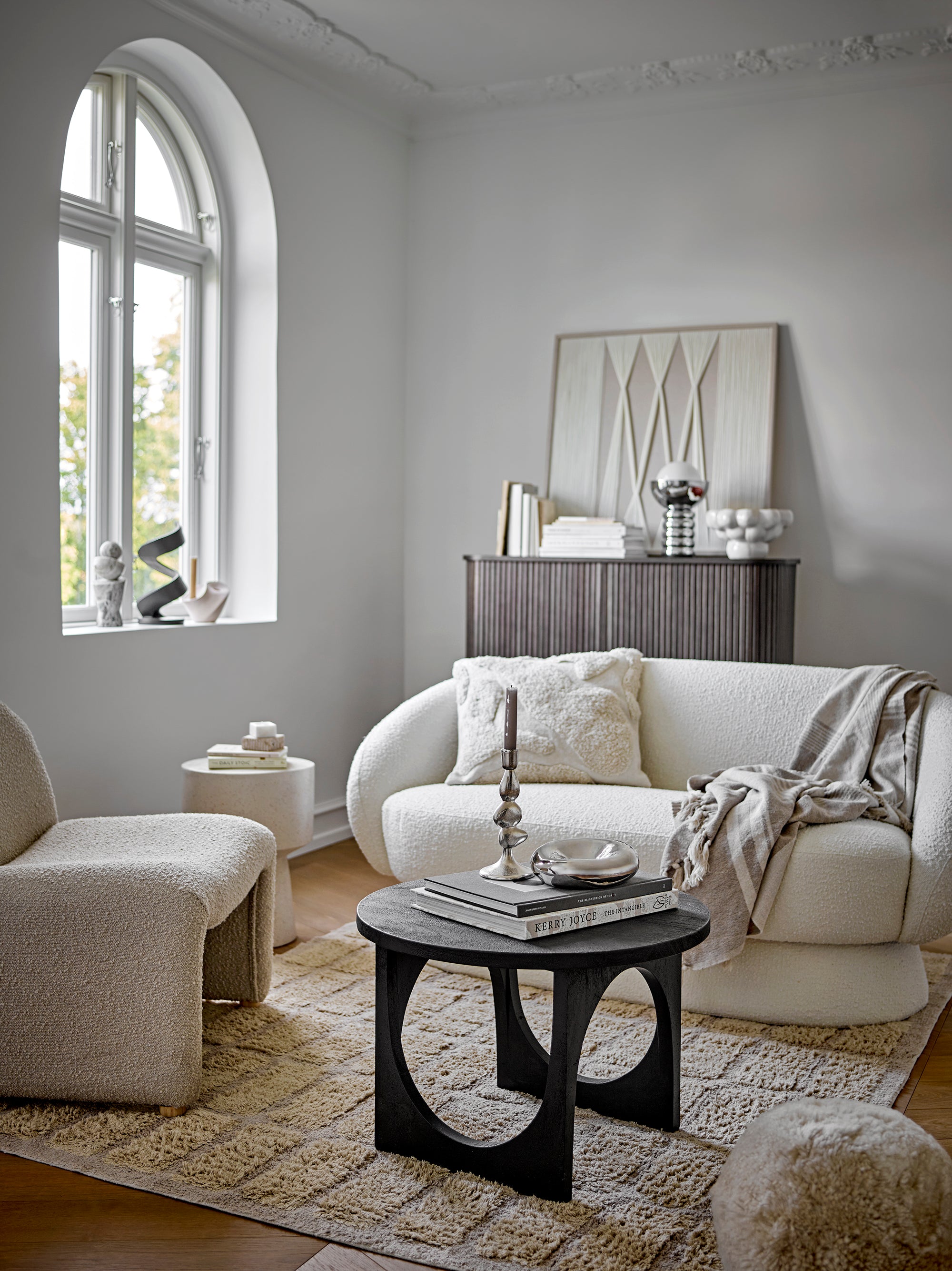 Bloomingville Any Matta, Bomull, 150x210cm, Beige