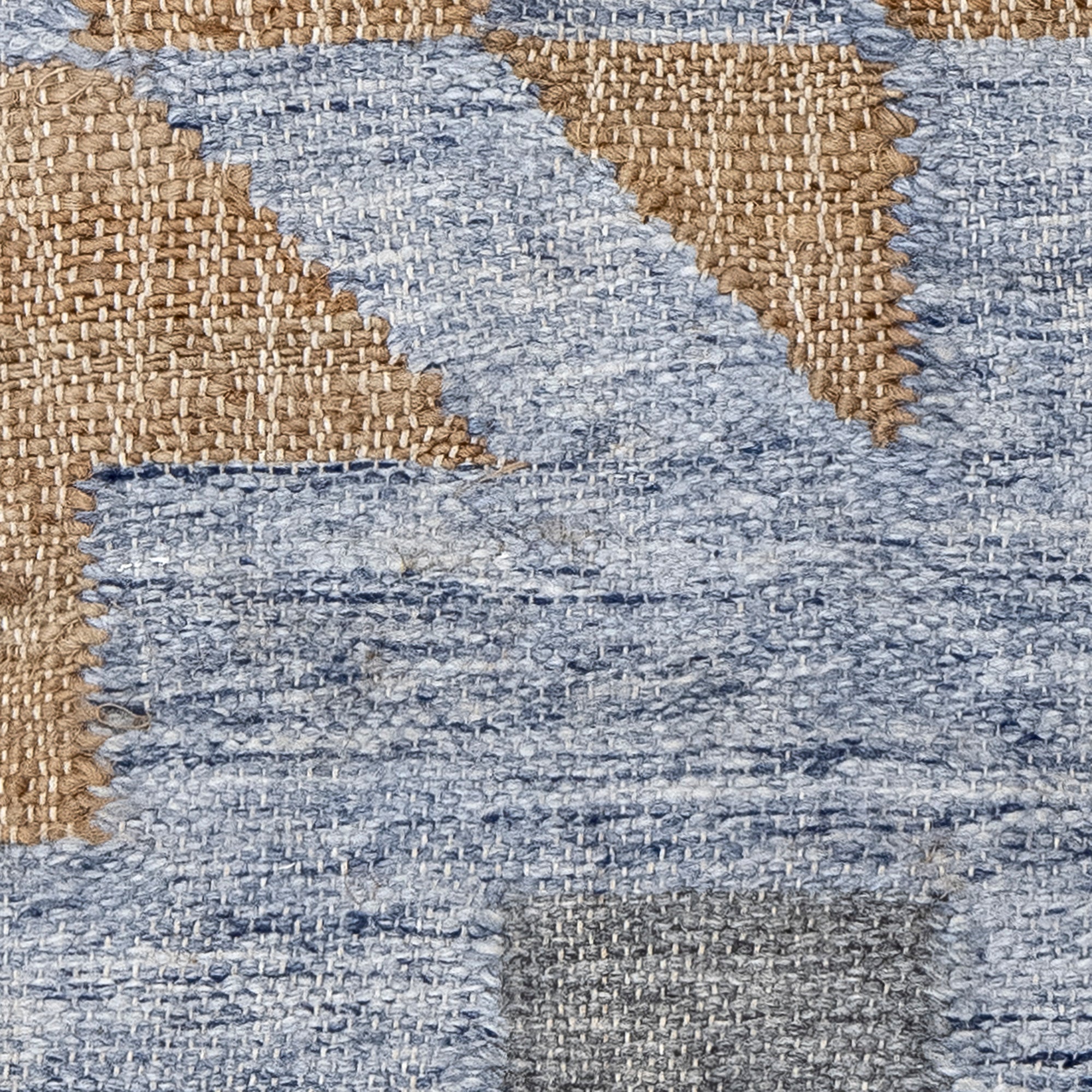 Bloomingville Vikka Matta, Jute, 75x245cm, Blå/Brun
