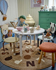 Bloomingville MINI Dinne Matta, Jute, 130cm, Brun