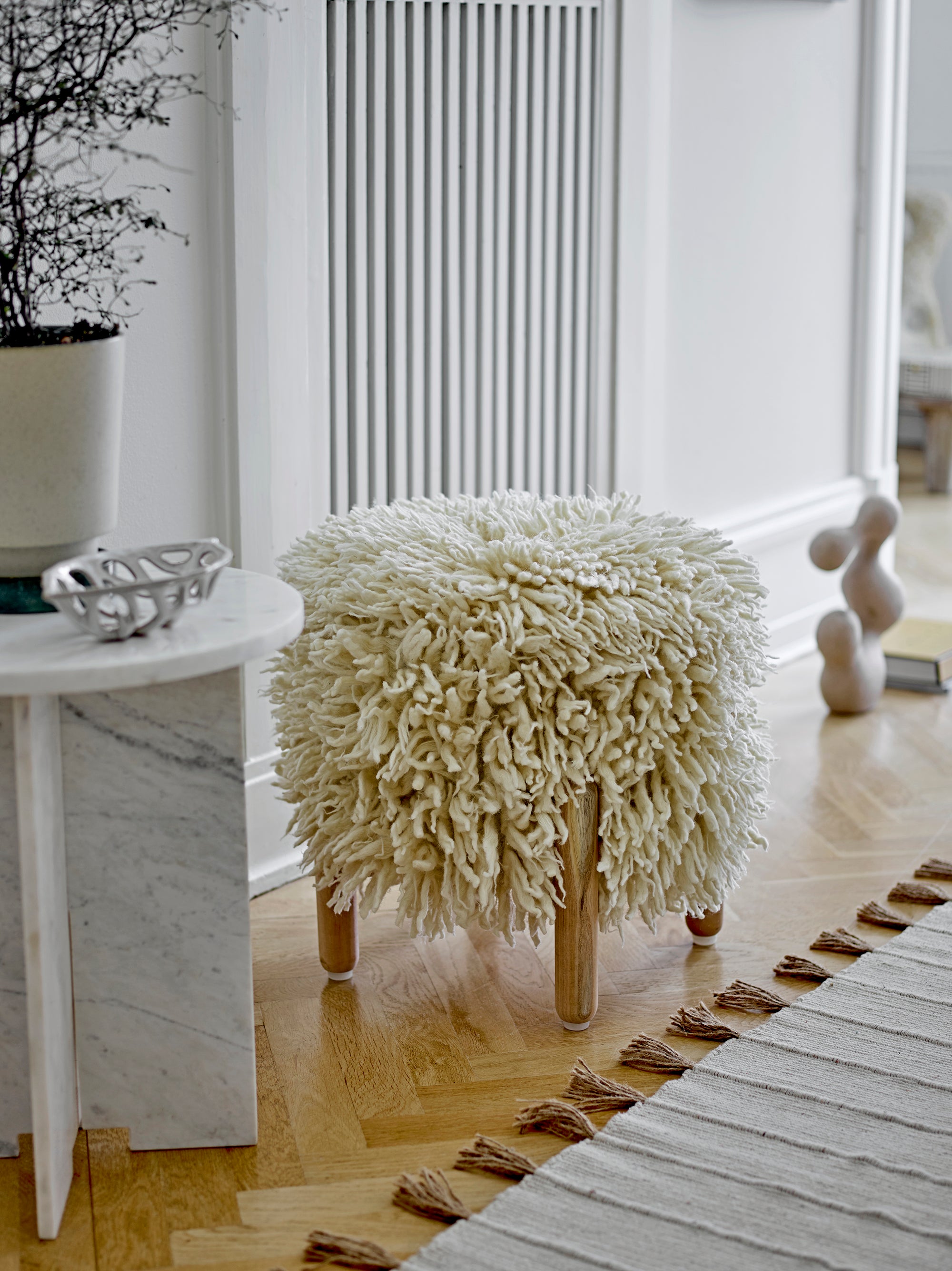 Bloomingville Avino Matta, Bomull, 75x245cm, Beige