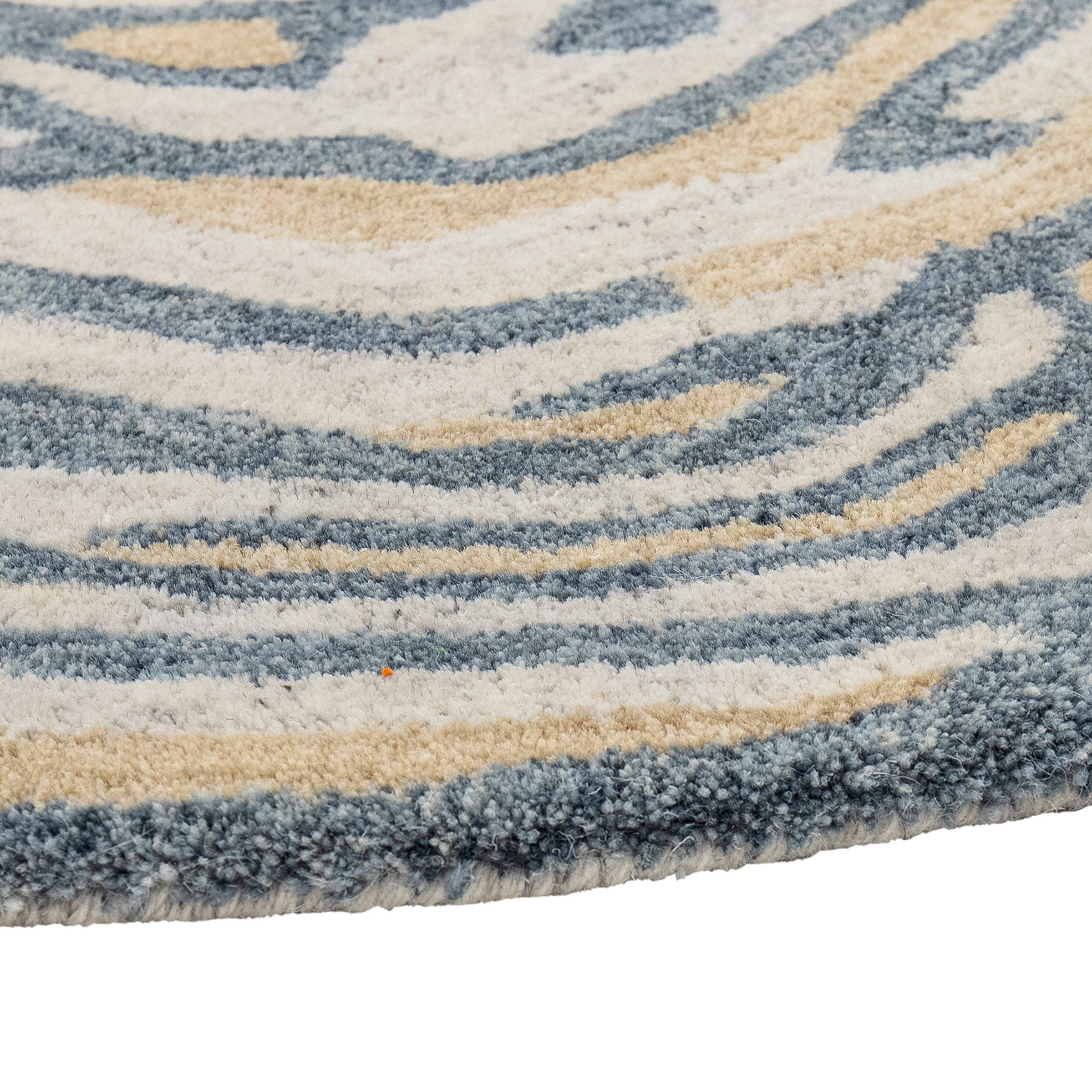Bloomingville Tiger Matta, Ull, 120cm, Brun
