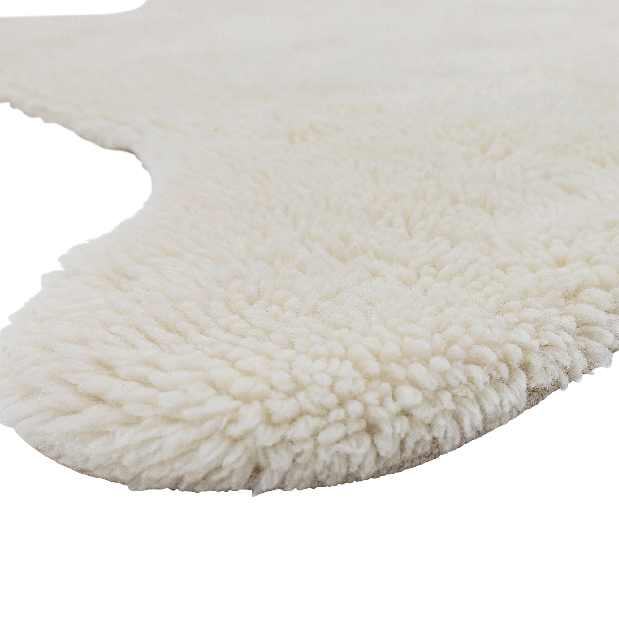 Bloomingville MINI Bear Ullmatta, 140x200cm, Vit