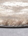 Elle Decoration Calida Rund Ryamatta, Syntet, Benvit