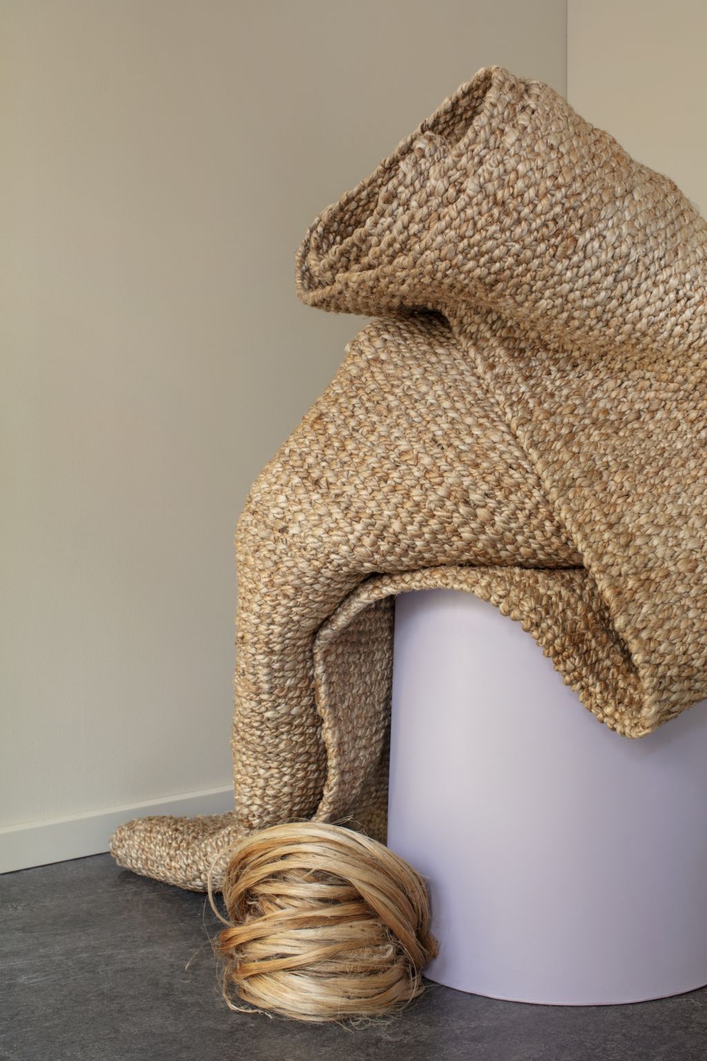 Dixie Freja Matta, Jute, 240x300cm, Natur