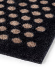 TICA Copenhagen Dot Gångmatta 100x300cm, Svart/Beige