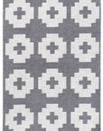 Brita Flower Matta, 70x300cm, Stone