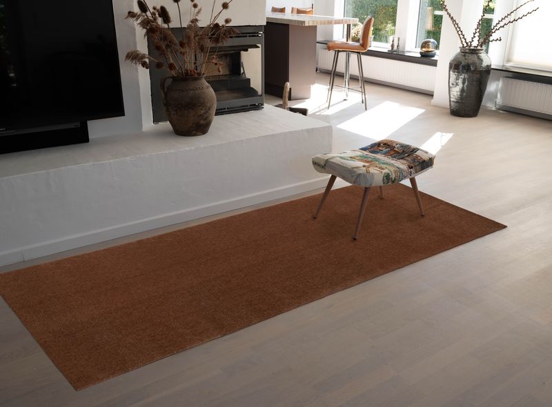TICA Copenhagen Unicolor Gångmatta 100x300cm, Konjak