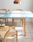 Brita Ruth Matta, 70x325cm, Kobalt