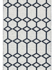 Brita Ingrid Matta, 70x300cm, Svart/Vit