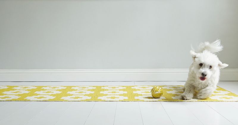 Brita Flower Matta, 70x300, Sun