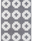 Brita Flower Matta, 70x100cm, Stone